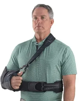 Donjoy X-ACT Fit Shoulder Brace Sling - w/ Abduction - Rotator Cuff - Post Shoulder Surgery - Arm Sling Immobilizer