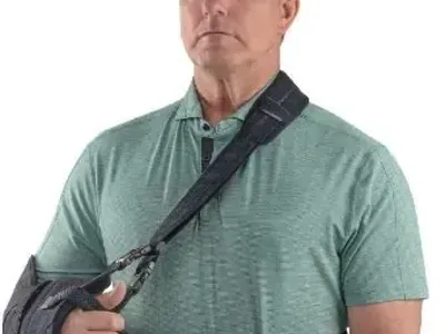 Donjoy X-ACT Fit Shoulder Brace Sling - w/ Abduction - Rotator Cuff - Post Shoulder Surgery - Arm Sling Immobilizer