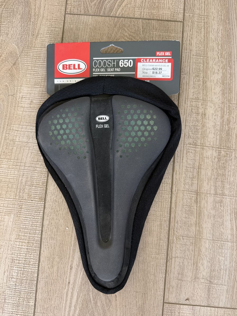 Bell Coosh 650 Flex Gel Bicycle Seat Pad - Black