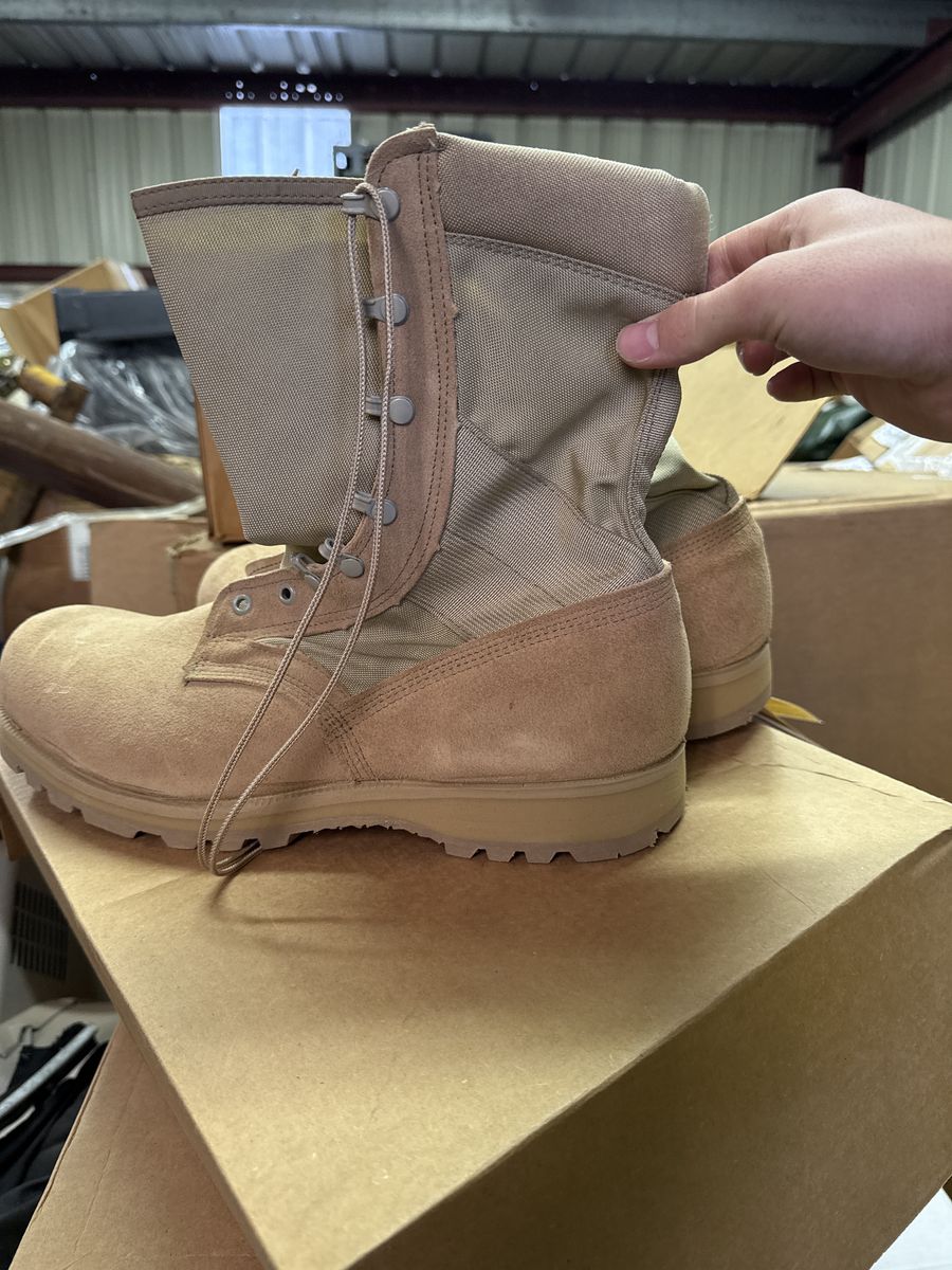 Belleville HotWeather Desert Tan Boots 15 Wide.