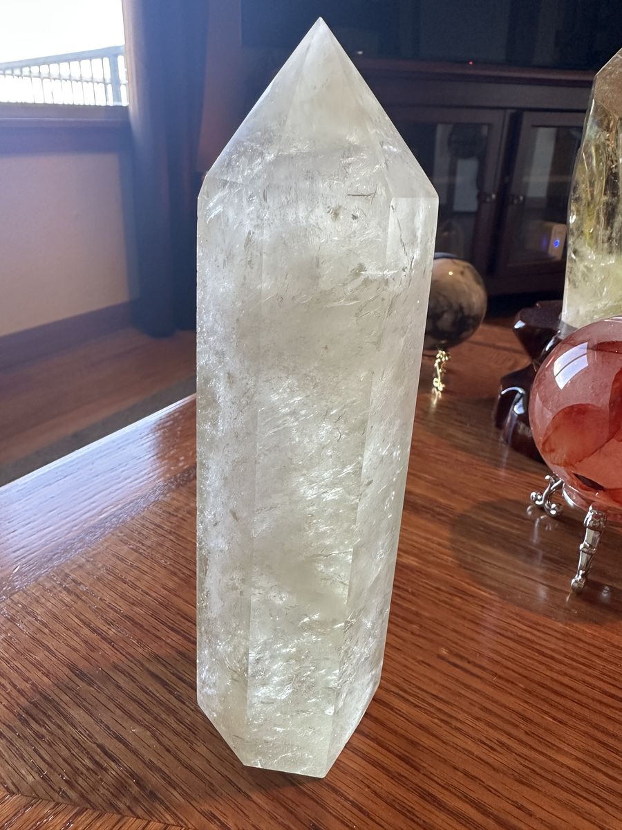 2Lb Crystal Citrine 6 sided Obelisk Tower