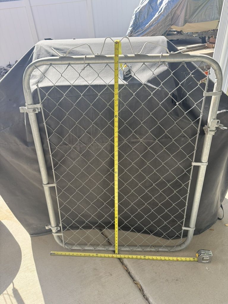Chain Link Gate 4' Tall X 3' Wide