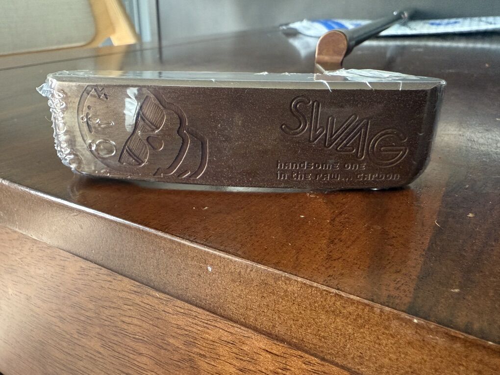New Limited Raw Carbon Swag Putter RH 34 W/ HC