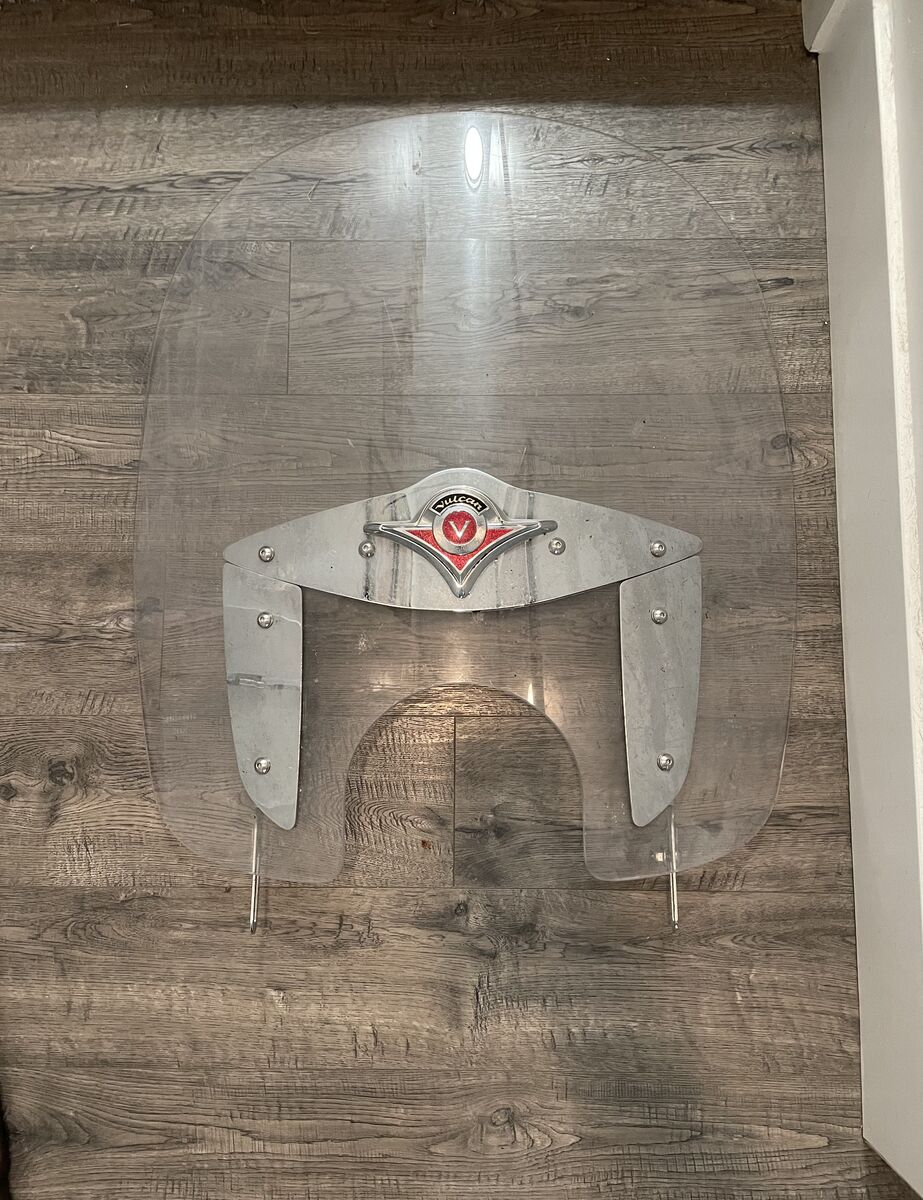 Vulcan Motorcycle Windshield, Universal Fit