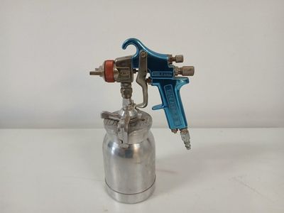 Vintage Sharpe Siphon Feed Paint Spray Gun with Aluminum Cup