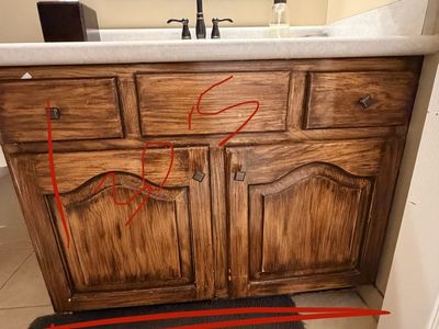 Bathroom Vanity/Sink and Faucet