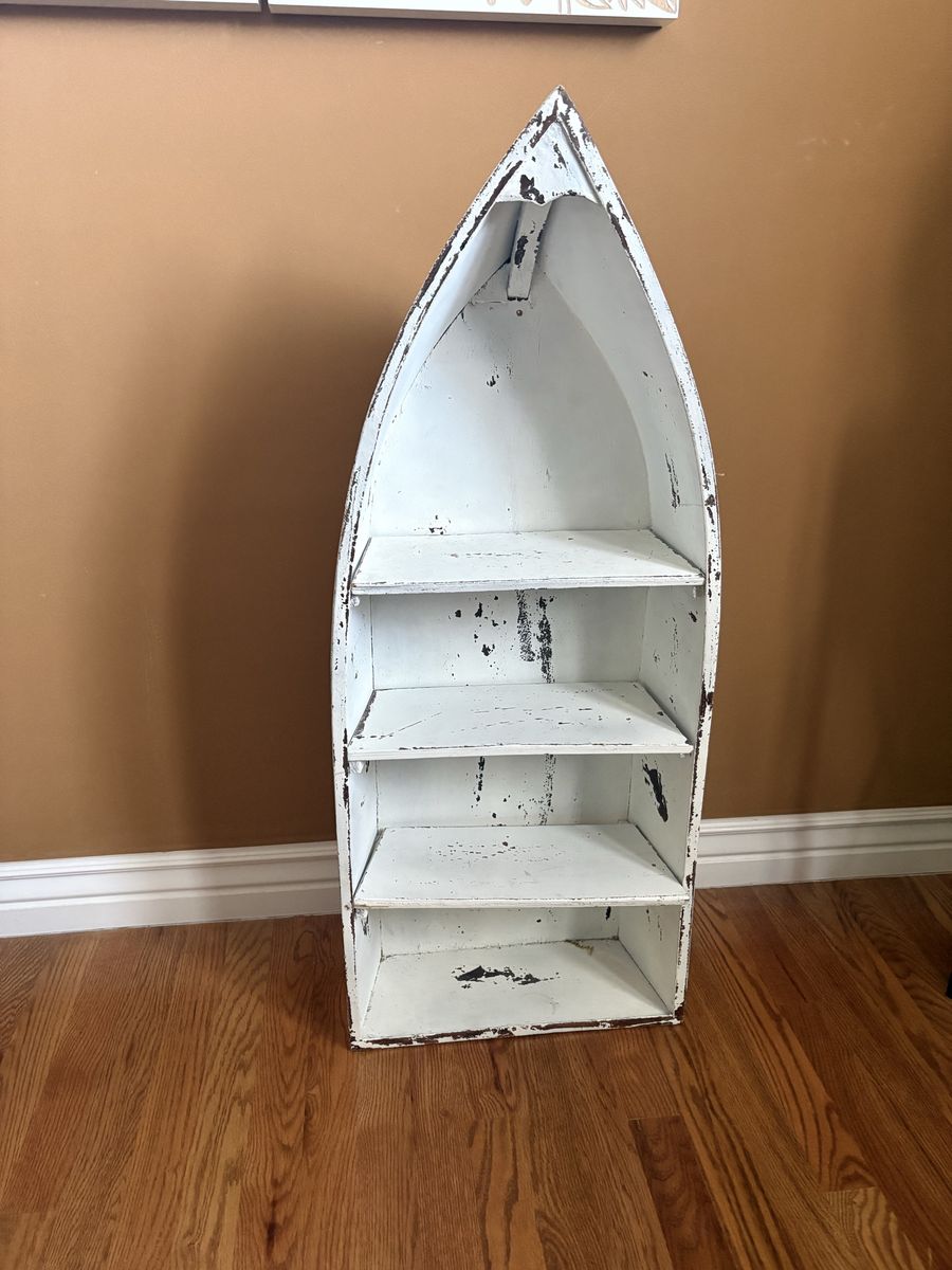 Rustic boat shelf
