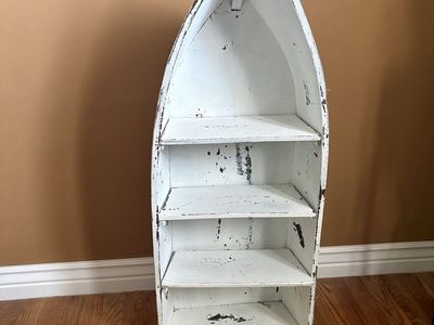 Rustic boat shelf