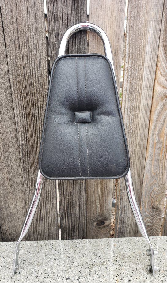 VINTAGE SISSY BAR W/BACKREST PAD SISSY BAR ASCHCO