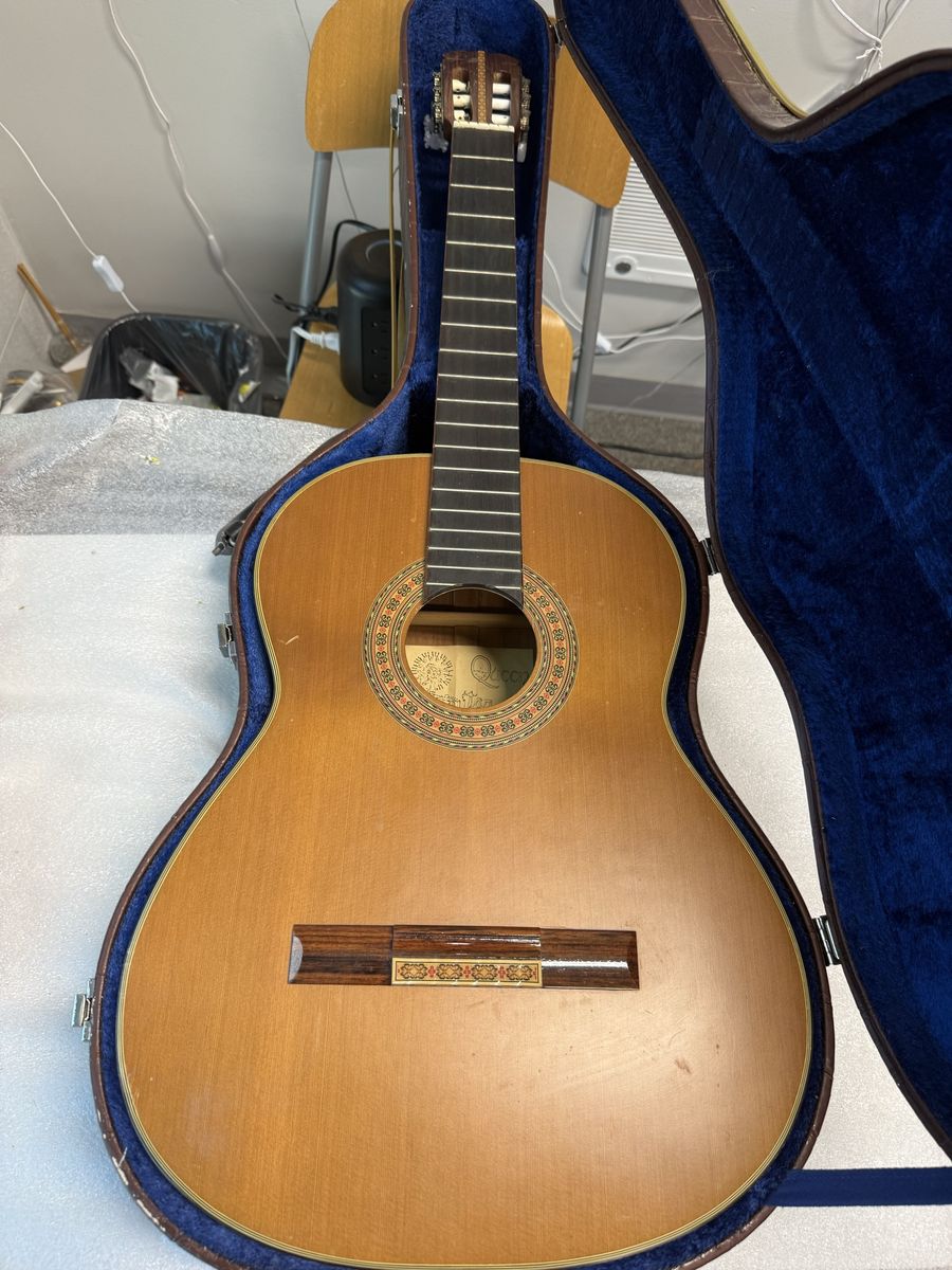 Vintage Queen Acoustic Guitar - NEEDS REPAIR