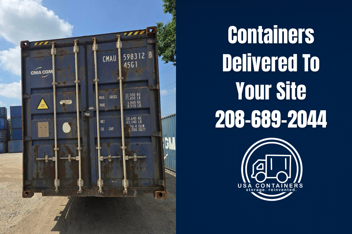 20' Used Shipping Container – Construction Storage – Great Value