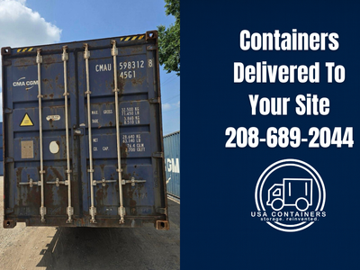 20' Used Shipping Container – Construction Storage – Great Value