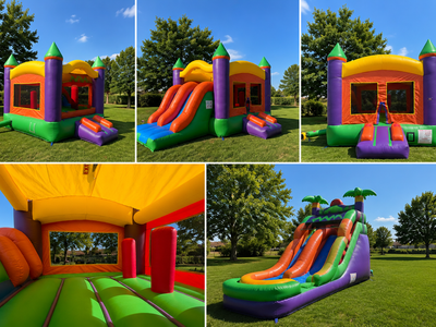 Jumper Bounce House Combo Slide
