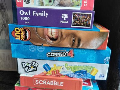 6 board games abs 2 puzzles