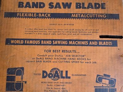 Band Saw Blade, 2 partial rolls, FCFS