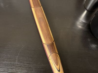 Handmade Multi-Wood French Tapered Rolling Pin, Artisanal Kitchen Tool, Unique Design
