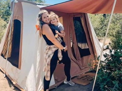 Brand new 10'x14' White Duck canvas tent