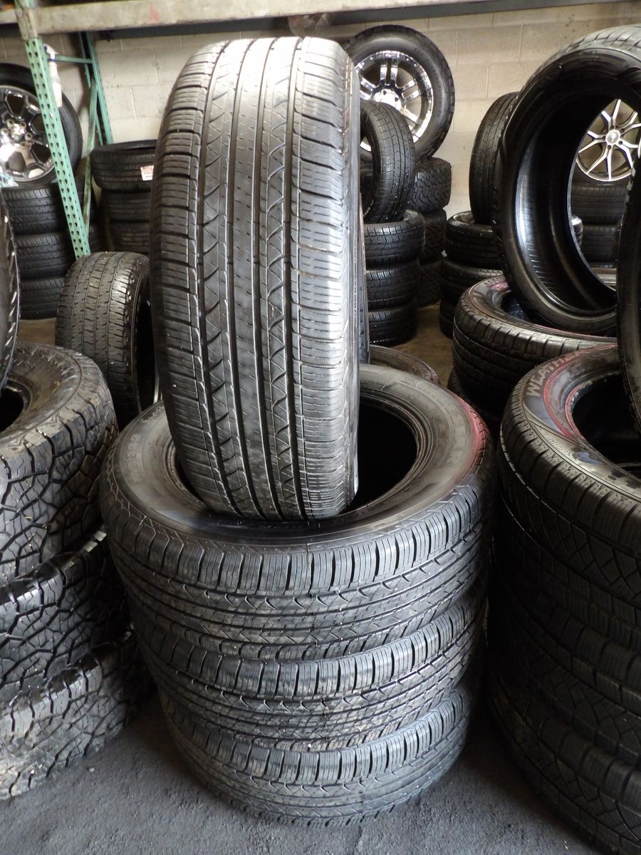 235/60R18 MILESTAR MS932 SPORT SET OF USED TIRES 