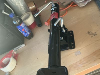 FZZD 2,000 lb Swivel Trailer Jack – 12” Travel