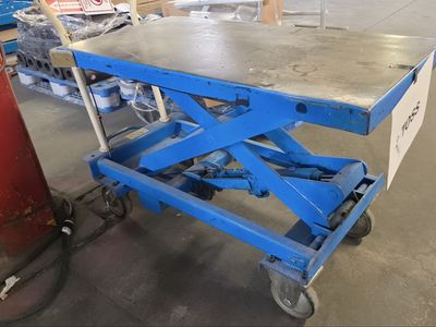 Bishamon BX-50 MobiLift Scissor Lift Cart - 1100lb Capacity, Hydraulic, Industrial Cart