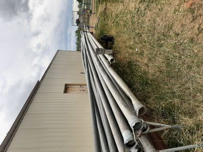 4" hand line and trailer