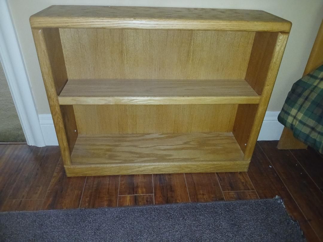 Oak bookcase  36 x 29