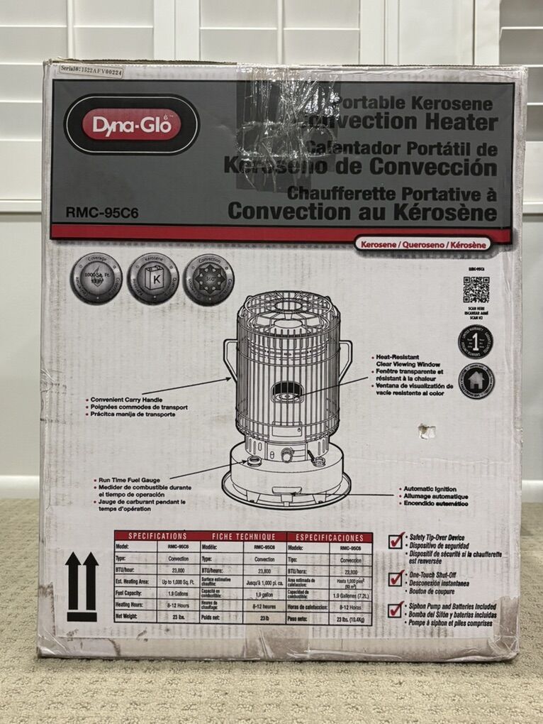 DynaGlo Portable Kerosene Heater