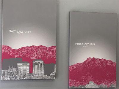 Canvas prints of Utah cities/mountains