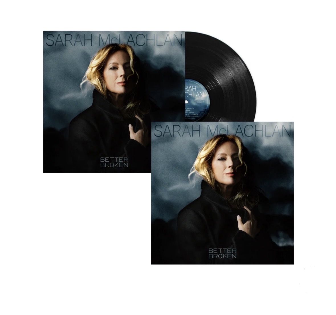 Sarah McLachlan-SIGNED Better Broken Black Vinyl