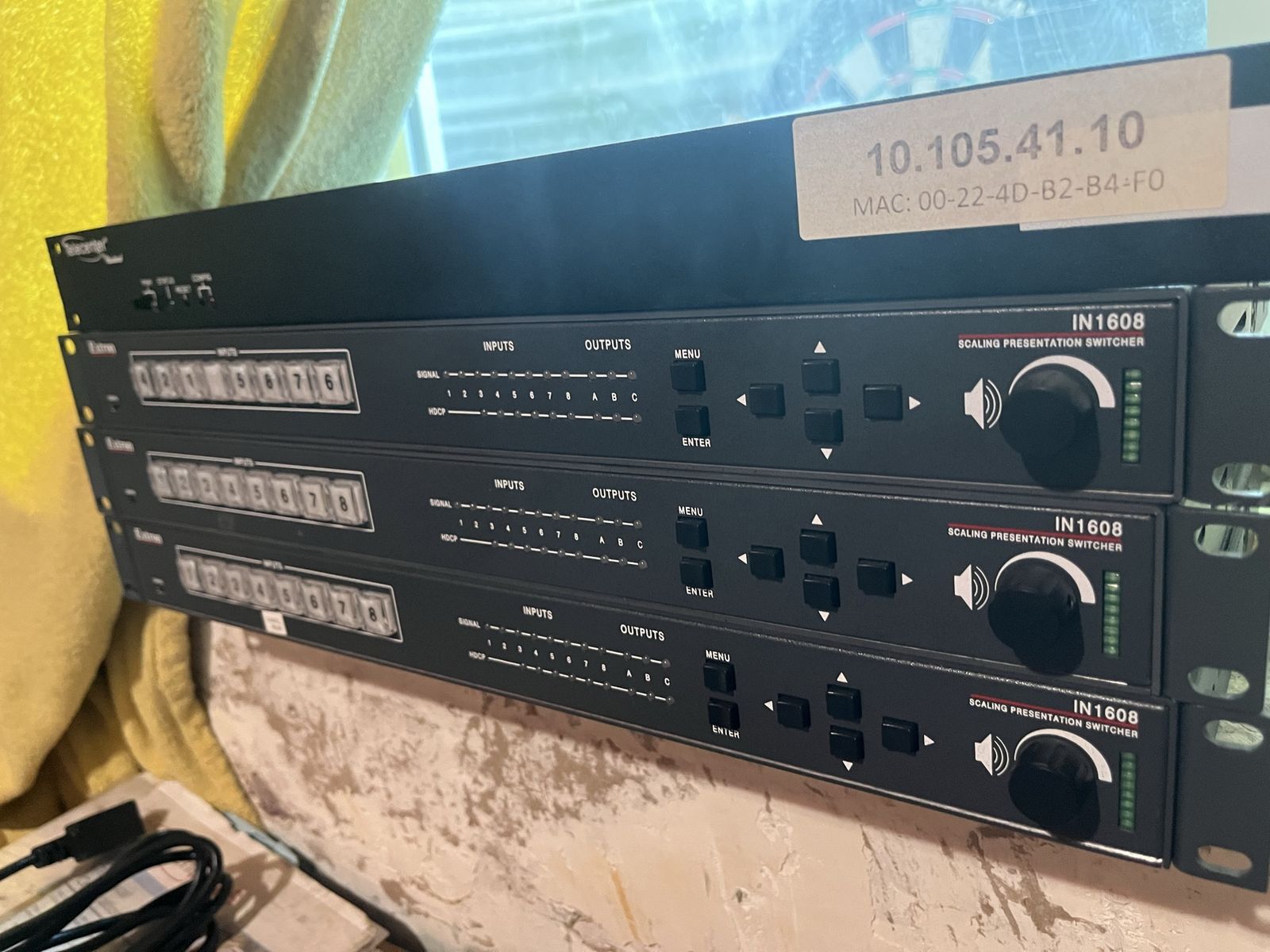 Extron IN1608 Scaling Presentation Switcher - Used AV Equipment