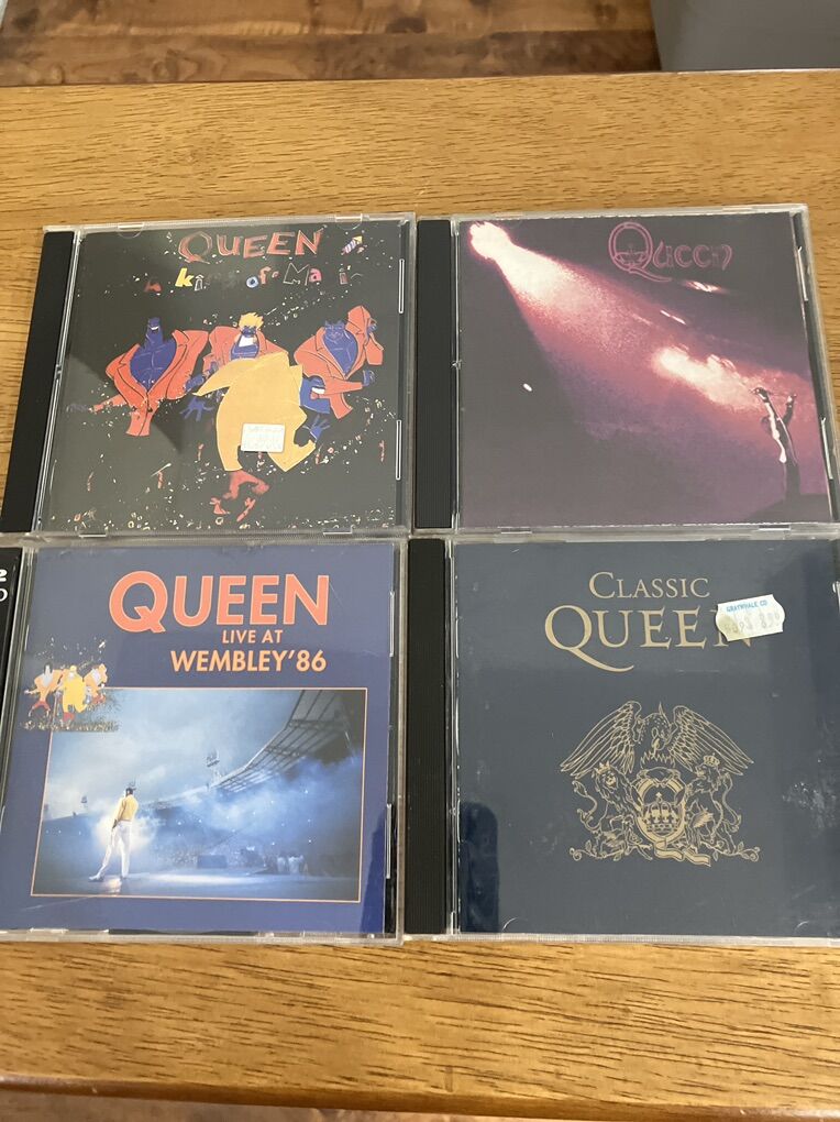 Set of 4 Queen CDs