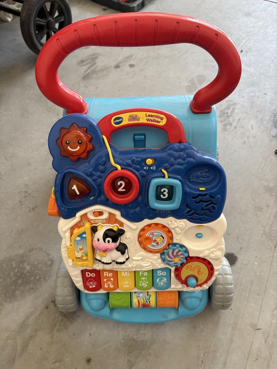 VTech Sit-to-Stand Learning Walker - Interactive Baby Push Toy with Lights & Sounds