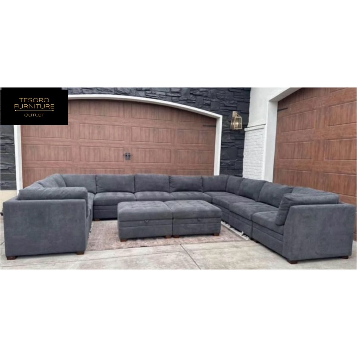 MEGA 12 PIECE MODULAR SECTIONAL SALE ENDS JUNE 1st WE OFFER DELIVERY