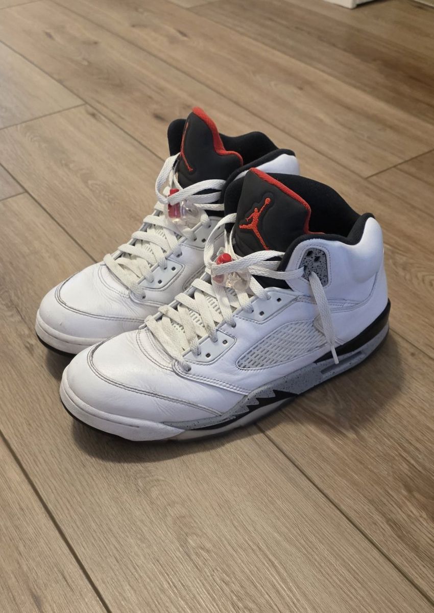 Jordan 5 | 2017 retro white cement | size 11.5