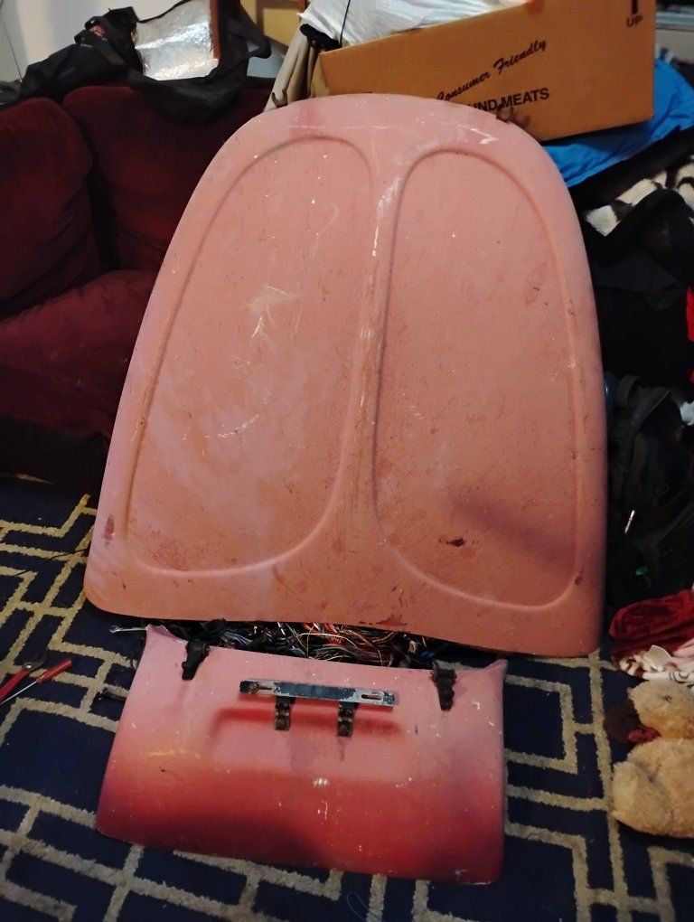 Volkswagen beetle bug hood and rear body panel (fiberglass replacement)