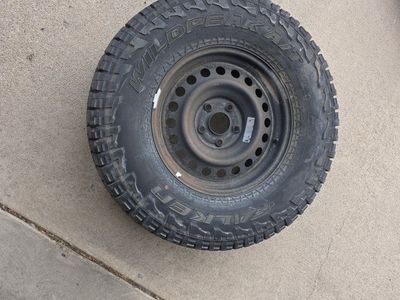 Falken Wildpeak A/T3W LT265/70R17 All-Terrain Tire with Steel Wheel