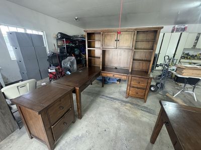 Solid wood office furniture $750