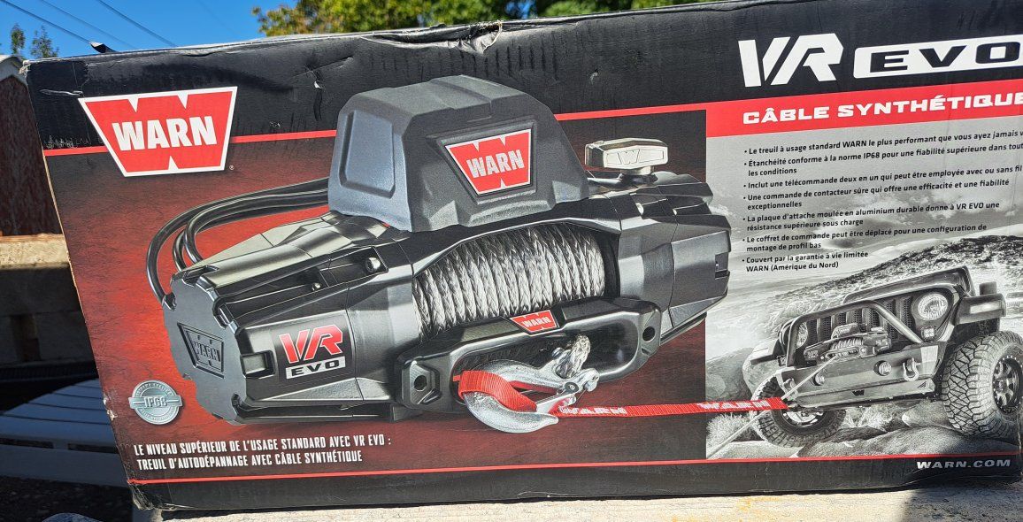 Warn VR evo winch 12,000 lbs
