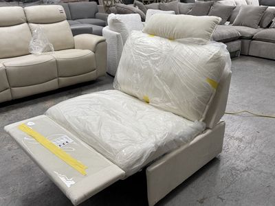 Chair single recliner full electric fabric