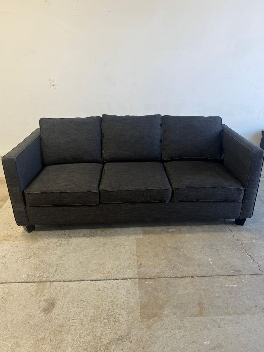 Dark Grey/Black Couch