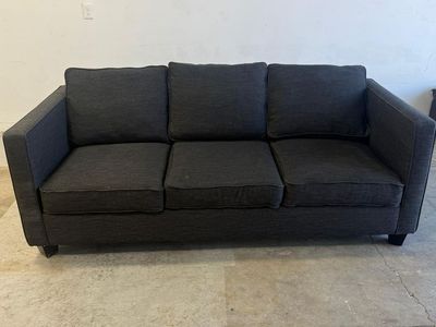 Dark Grey/Black Couch