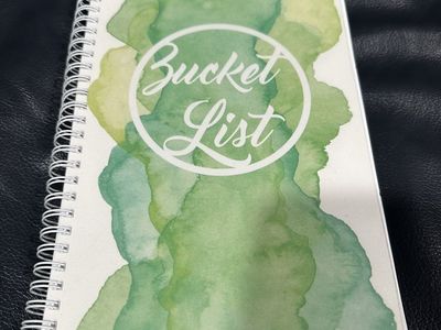 Bucket List Journal Notebook