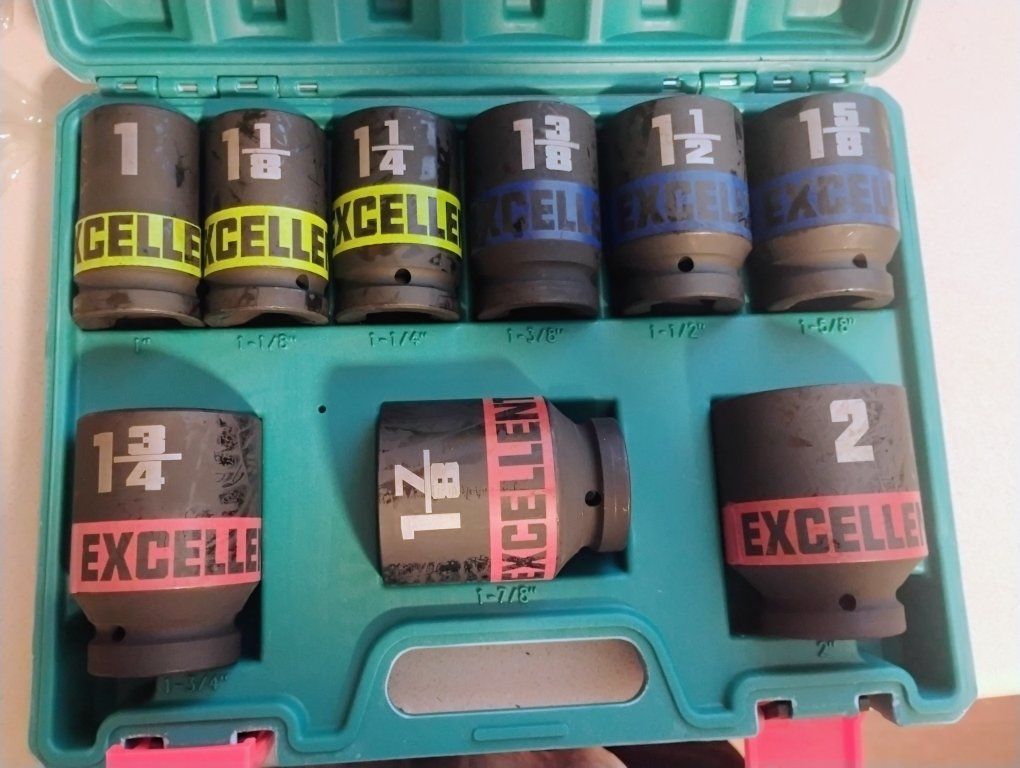 new impact socket set 1 inch nuevo