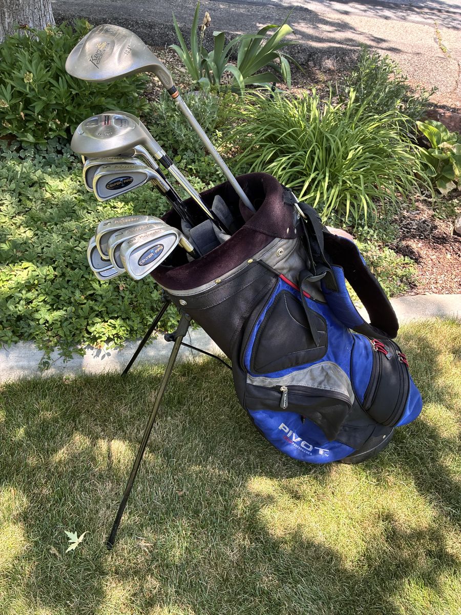 Men’s Cobra Pinseeker Ogio Golf Clubs Set for sale