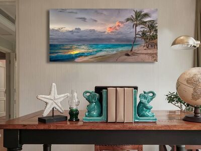 Beach Pictures Wall Art Canvas 24x48