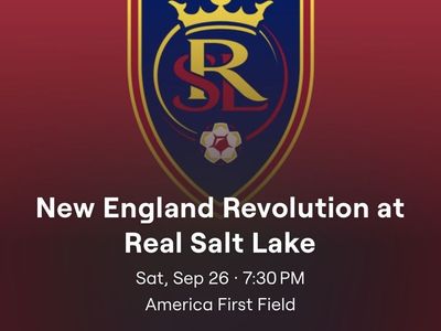 New England Revolution vs Real Salt Lake Tickets