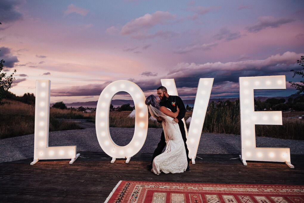 6' LOVE Marquee Letters $110 Rental Price!