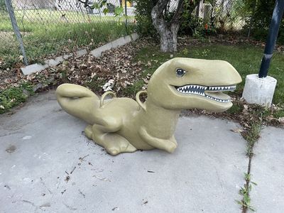 Vintage Dinosaur Playground Climber