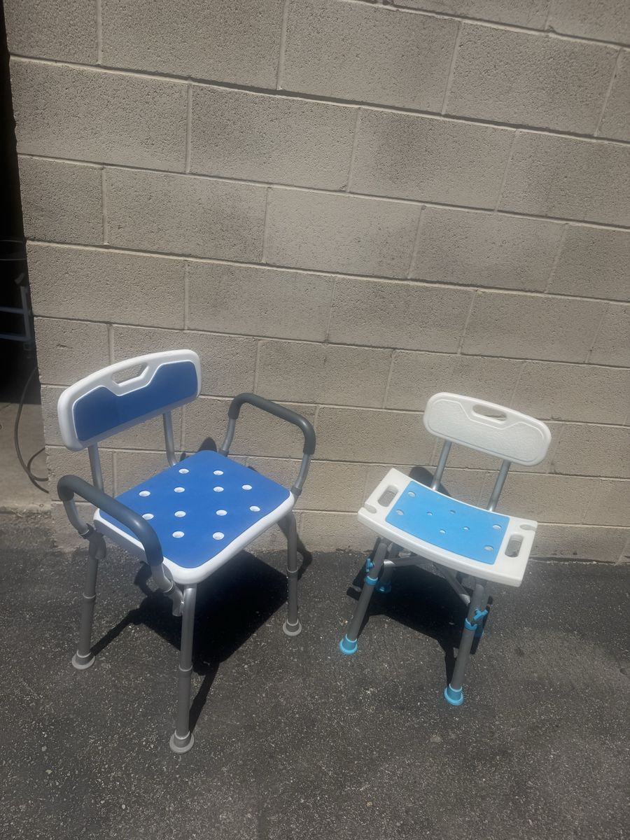 Adjustable Shower Chairs - Bath Benches for Enhanced Safety and Comfort. Padded seat