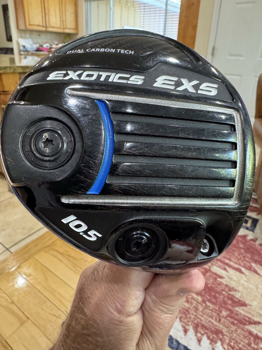 Exotics EXS Driver - 10.5° Loft with Dual Carbon Tech regular shaft